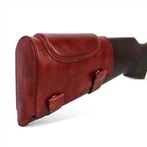 Δερμάτινο τουφέκι κυνηγετικών όπλων Buttstock Cheek Rest Pad Αριστερά Δεξιά